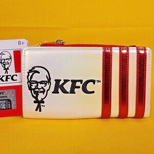 Loungefly KFC Colonel Sanders Iridescent Flap Wallet NEW
